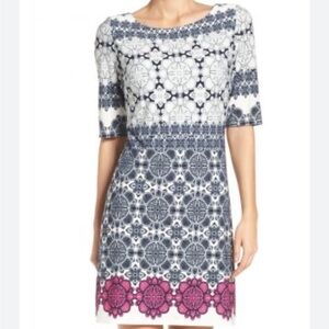 Jessica Howard Plus Size Floral Shift Dress